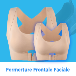 Femme en mouvement portant le soutien-gorge sous un t-shirt