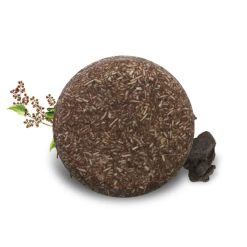 Shampoing solide anti cheveux fond blanc