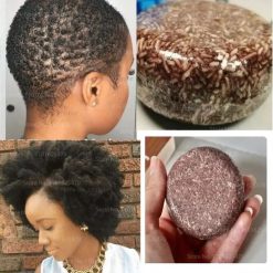 avant et après Shampoing solide anti cheveux