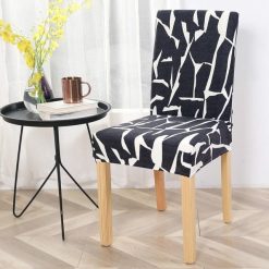 Housse de chaise multicolore extensible