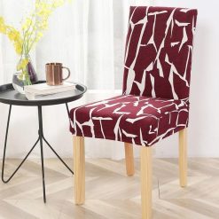 Housse de chaise multicolore extensible