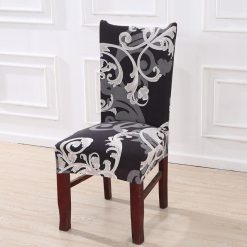 Housse de chaise multicolore extensible