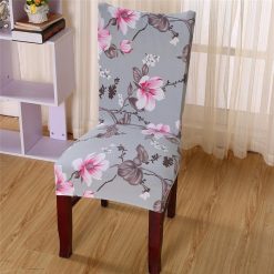 Housse de chaise multicolore extensible