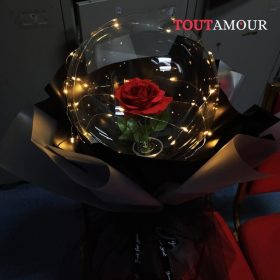 Bouquet de roses éternelles lumineux - tout amour