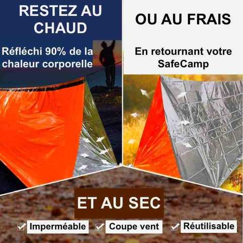 sac de couchage bivouac urgence