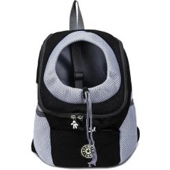 Sac à dos de transport pour chien et chat noir