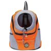 Sac à dos de transport pour chien et chat orange