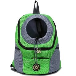 Sac à dos de transport pour chien et chat vert