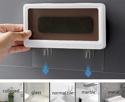 Shower Pro Mountable Case Demontraion on different surfaces