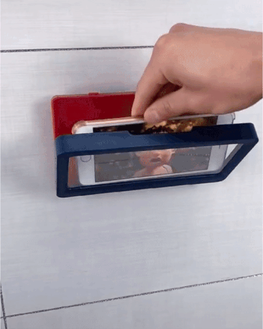 Shower Pro Mountable Case Demonstration Gif