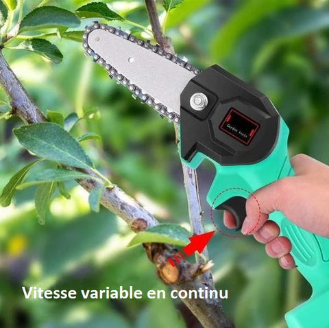 Mini scie à chaîne