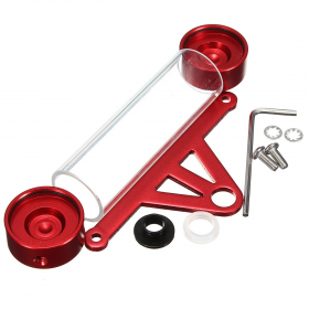 Support vignette porte-vignette pour moto tube cylindrique étanche