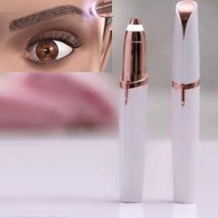 Épilateur à sourcils plaqué or 18 carats sécuriser pour l'oeil