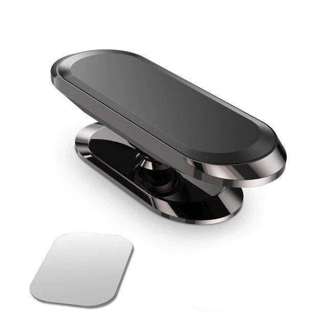 Support Téléphone Voiture Magnétique – 360° Rotatif, Compact, Universel, Installation Facile, Tableau de Bord