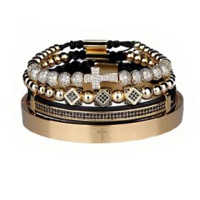 Bracelet croix de luxe