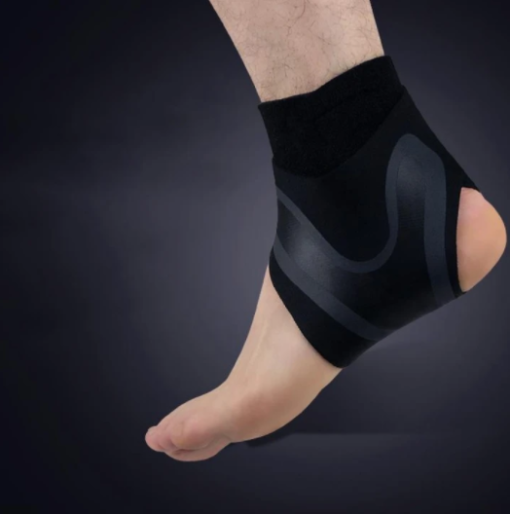 Attelle de soutien orthopédique élastique ajustable pour cheville