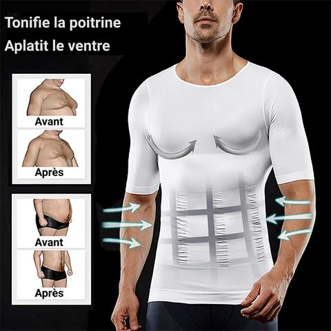 Après et avant utilisation du tee-shirt