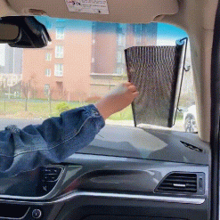 Pare-soleil rétractable automatique de voiture facile à déplier