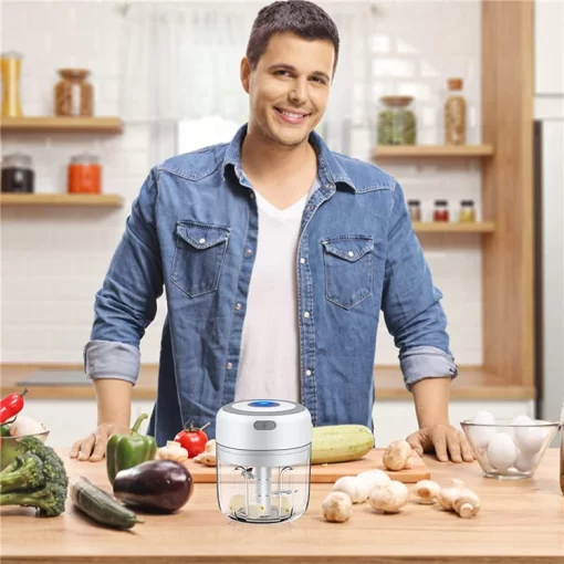 Hachoir électrique pour légumes ail parfait pour homme en cuisine