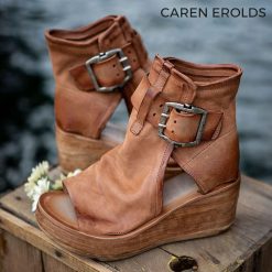 Sandales texane marron