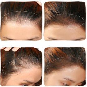 Poudre spéciale racine densifiante pour cheveux avec effet ombré