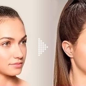 Poudre spéciale racine densifiante pour cheveux avec effet ombré