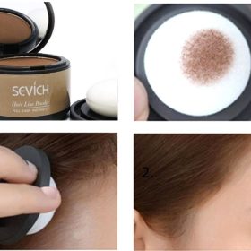 Poudre spéciale racine densifiante pour cheveux avec effet ombré