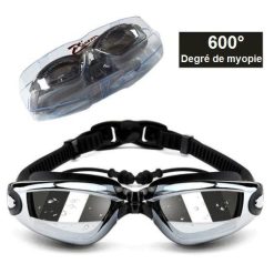 Lunettes de natation myopie noir