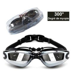 Lunettes de natation myopie Noir