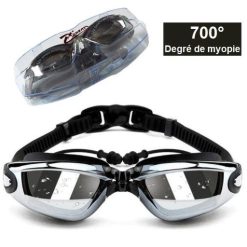 Lunettes de natation myopie noir