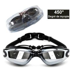 Lunettes de natation myopie noir