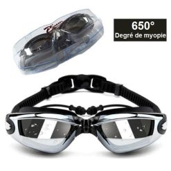 Lunettes de natation myopie Noir