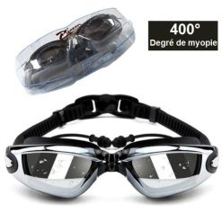 Lunettes de natation myopie Noir