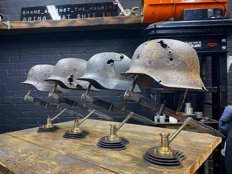 Lampe relique de guerre
