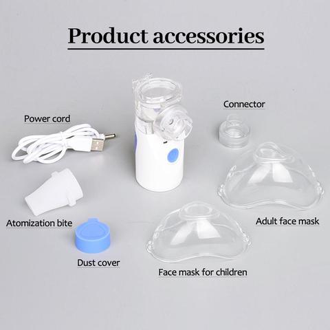 Les accessoires du nébuliseur portable à ultrasons