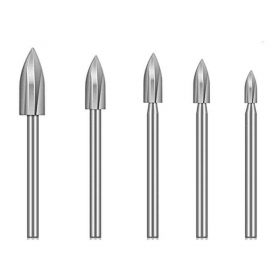 Ensemble de 5 forets à graver sur bois