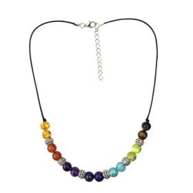 Collier ‘’7 chakras’’ en pierres naturelles