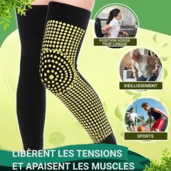 Genouillères auto-chauffantes à base de plantes
