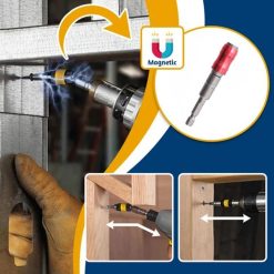 Rallonge de perceuse magnétique pliable à 20° multiple usage