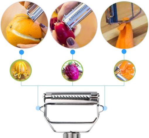 Éplucheur Râpe Multifonction pour Fruits et Légumes