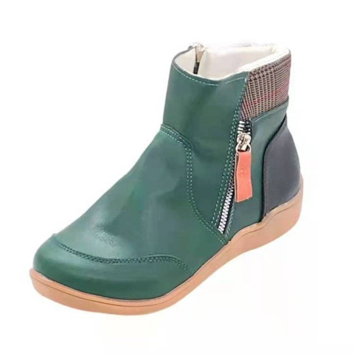 2-main-bottes-martin-pour-femmes-modeles-d39hiver-populaires-courtes-en-peluche-a-fond-muffin-en-caoutchouc-pu-fermeture-eclair-laterale-a-la-mode