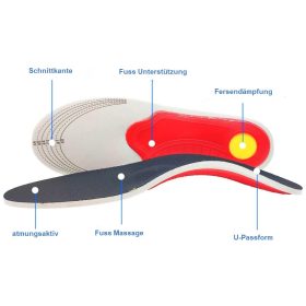 Semelles pour hommes et femmes Sous-arche orthopedique