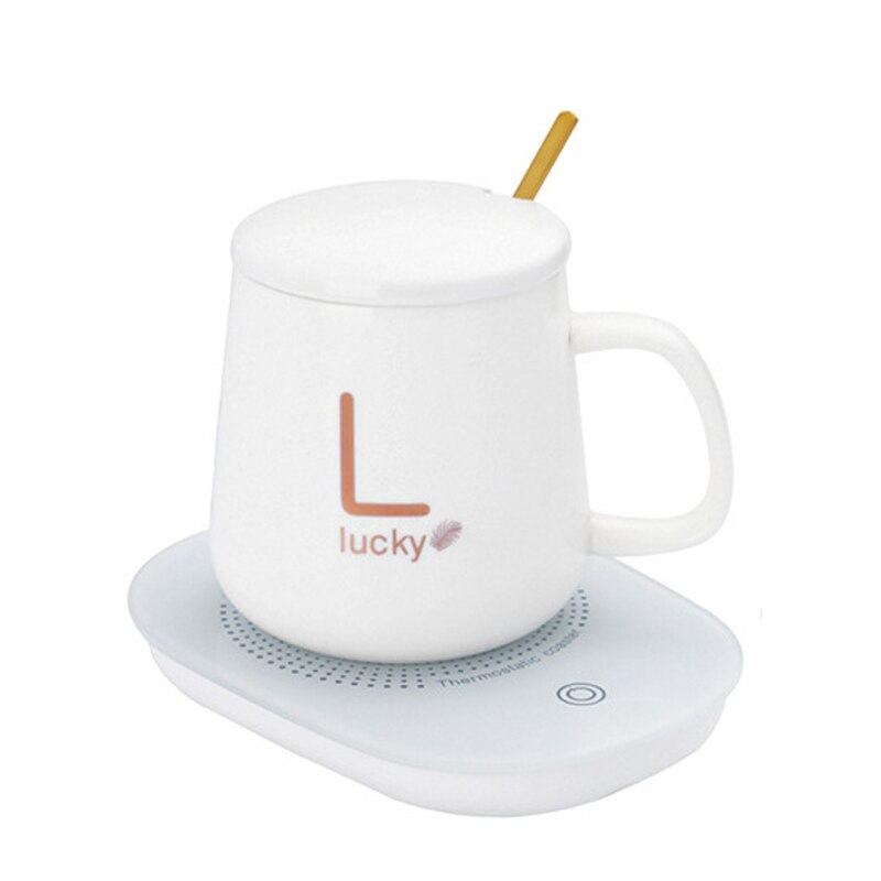 Chauffe-tasses et soucoupes à café avec coussin chauffant automatique