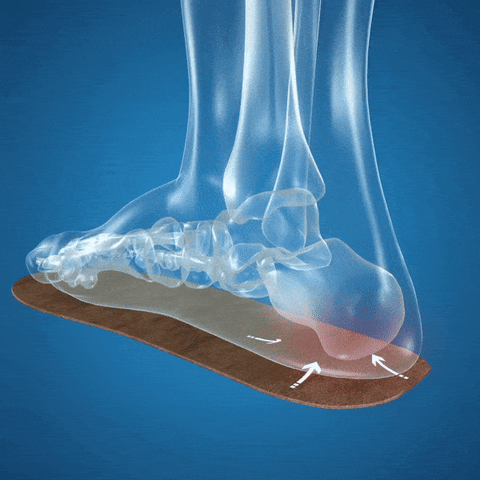 SOLUTION AUX DOULEURS AU TALON, AU PIED ET AU GENOU