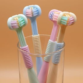 Brosse à dents 3 faces pour adultes et enfants