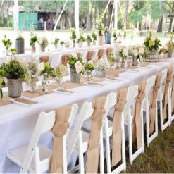 Chemin de table toile de jute