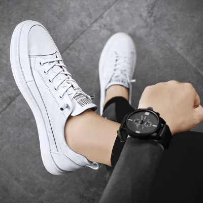 Chaussures orthopédiques décontractées en cuir