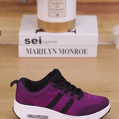 Sneakers Orthopédiques à Bulle d'Air en mouvement