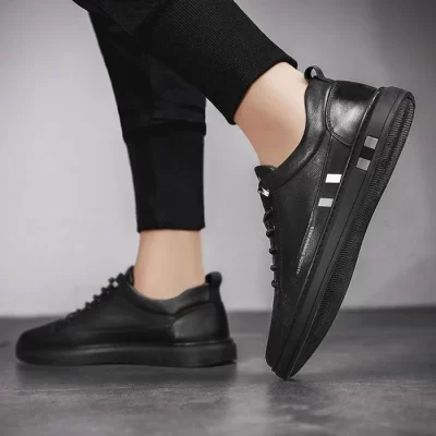 Chaussures orthopédiques décontractées en cuir