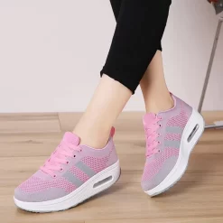 Sneakers Orthopédiques à Bulle d'Air rose
